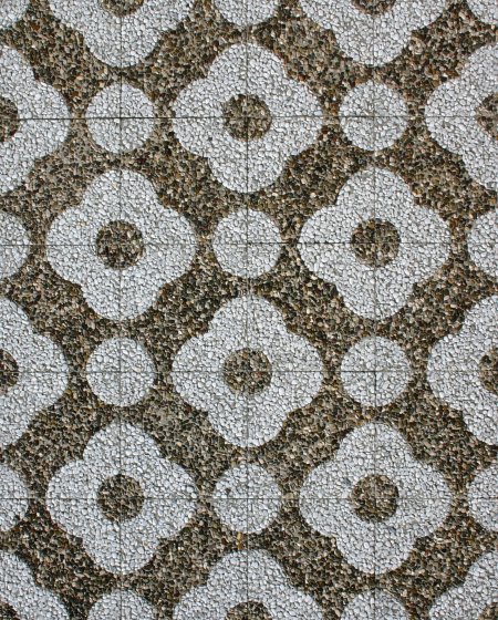 GHIAIA LAVATA DECORATA 40x40
